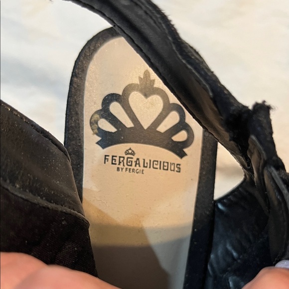 Fergalicious Black Women's Heels - Picture 2 of 5